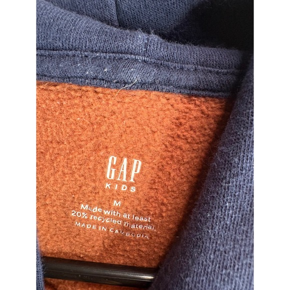 GAP Kids Colorblock Hoodie and Rugby Shirt Bundle Size M - Picture 8 of 9